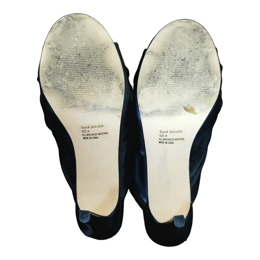 NY&CO Bow‎ Heels Slides Black